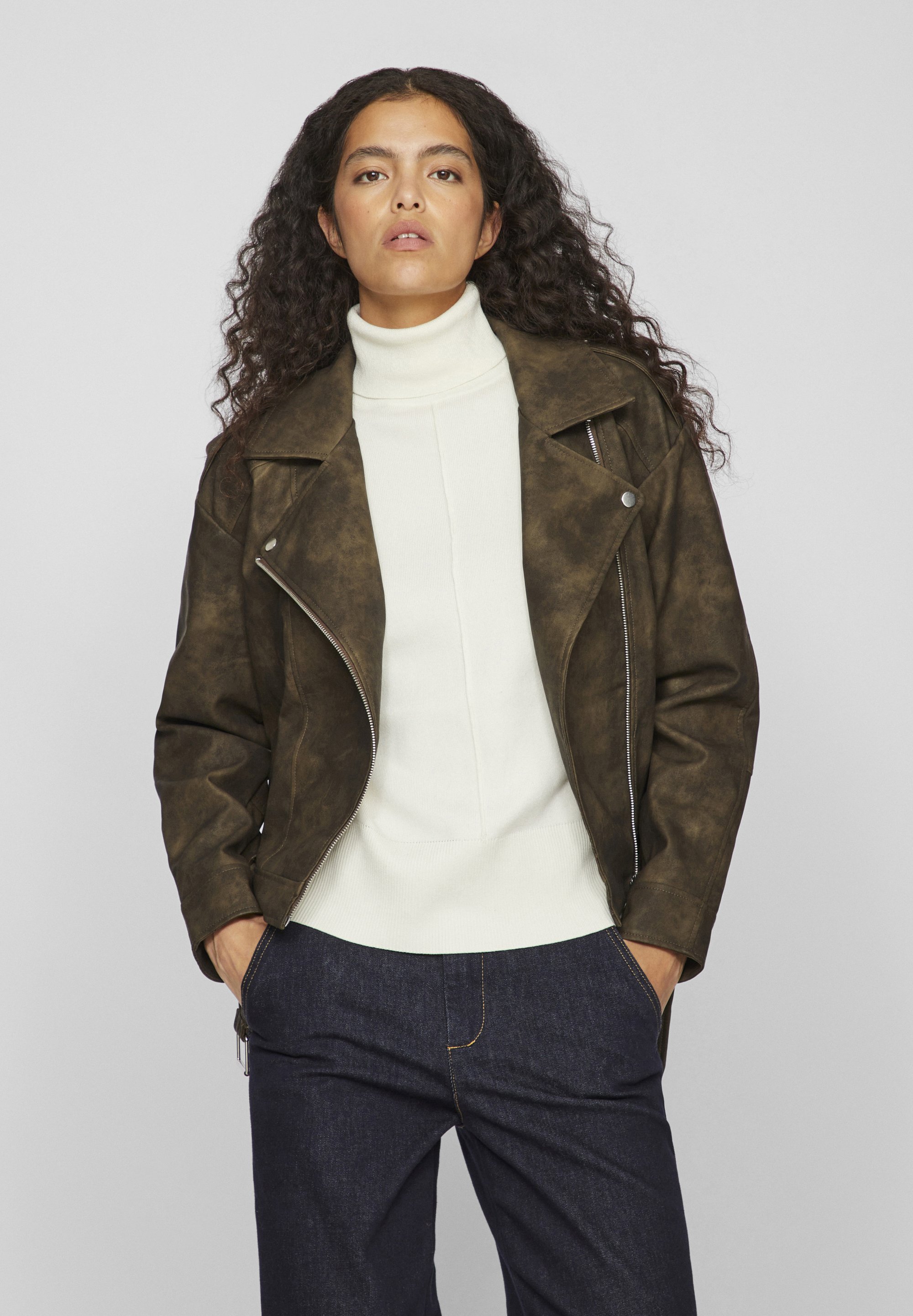 Zalando Rollkragenpulli Zalando Vila Jacke VILA VILINE BIKER