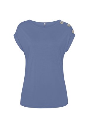 T-shirt print - rauchblau