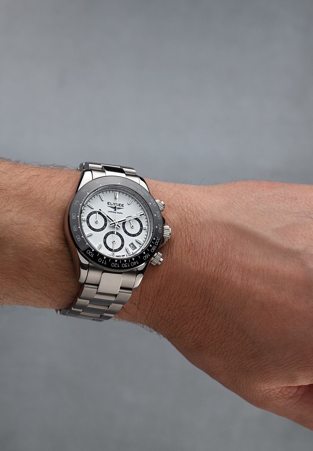 Elysee QUARZUHR - Chronograph - silber/weiß - Zalando.de