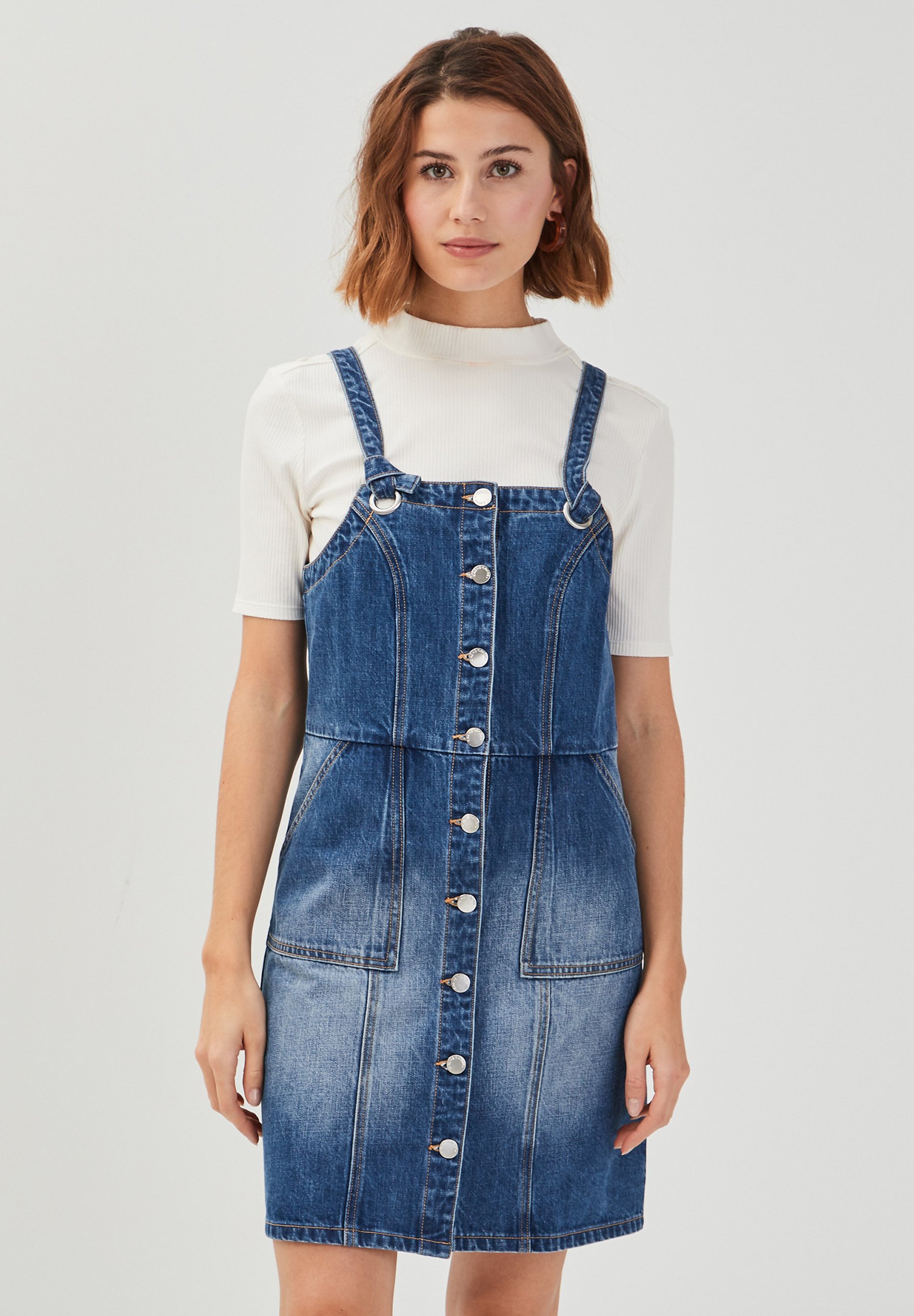 robe en jean cache cache