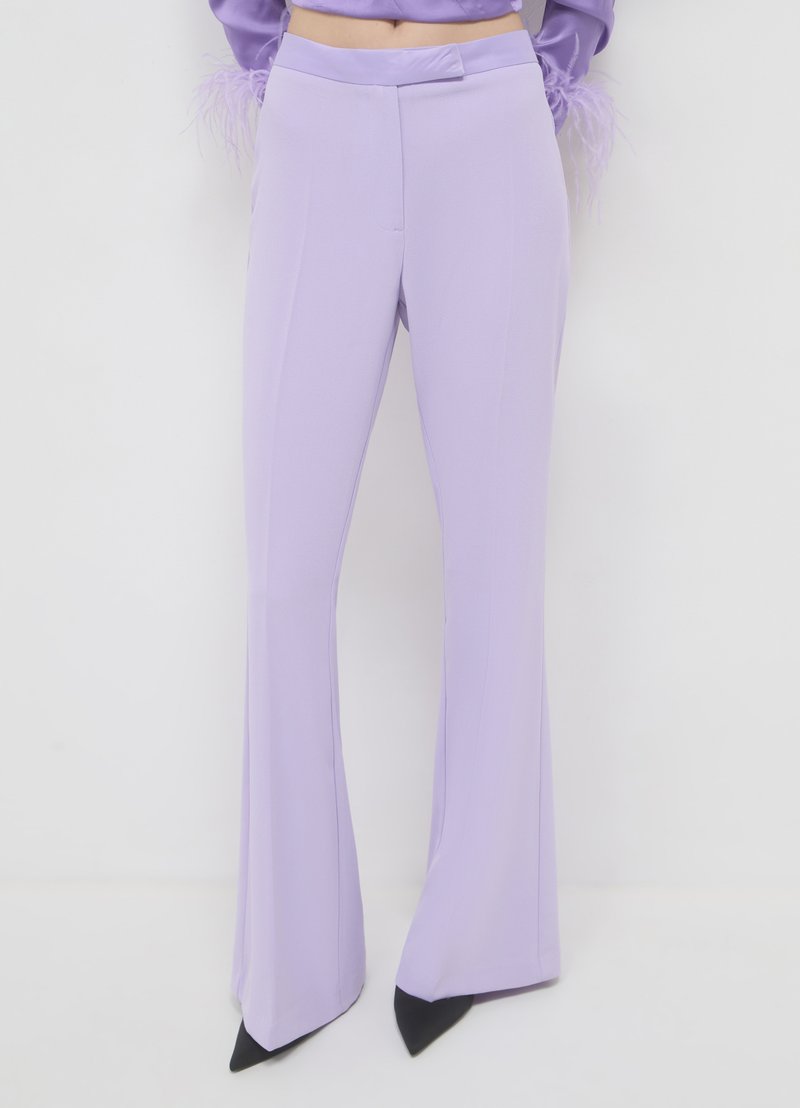 Calliope A CREPE - Stoffhose - lilla