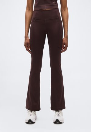TAD ESSENTIAL BOOTCUT - Pantaloni de trening - chocolate brown