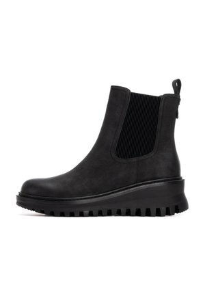 Botines de cuña - black