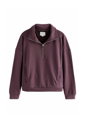 Next HALF ZIP - Sweatshirt - burgundy red