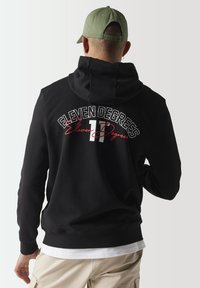 11 DEGREES STREETWEAR - Jersey con capucha - black