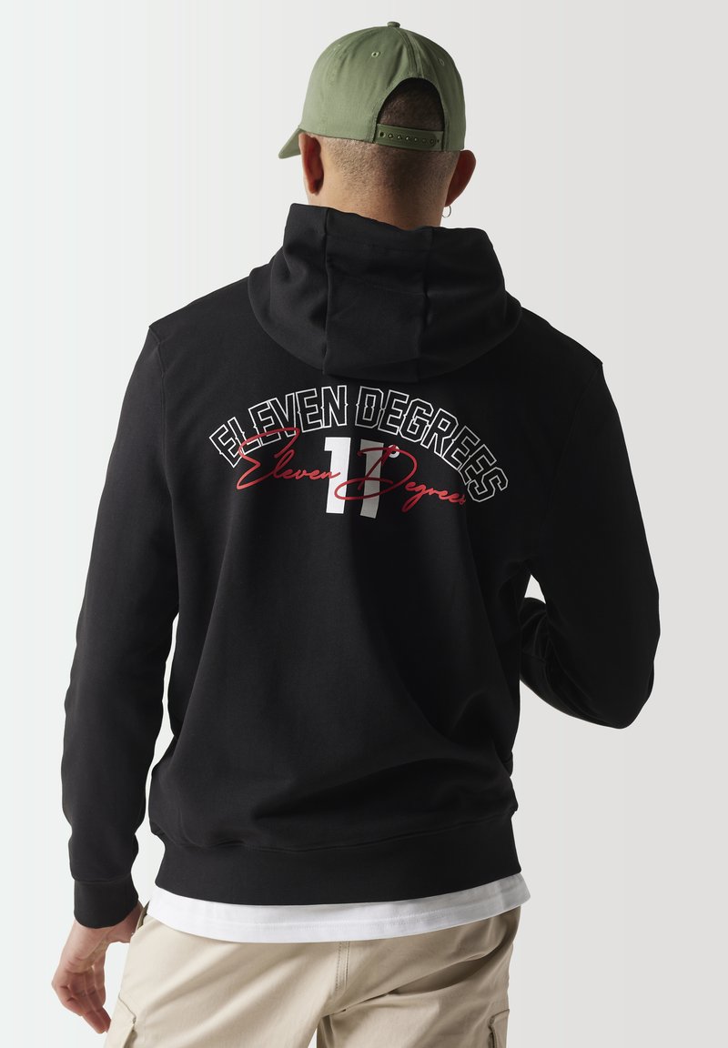 11 DEGREES STREETWEAR - Jersey con capucha - black