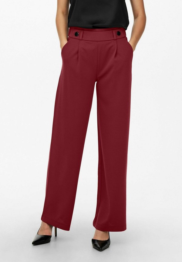 JDYGEGGO NEW LONG PANT - Stoffhose - cabernet