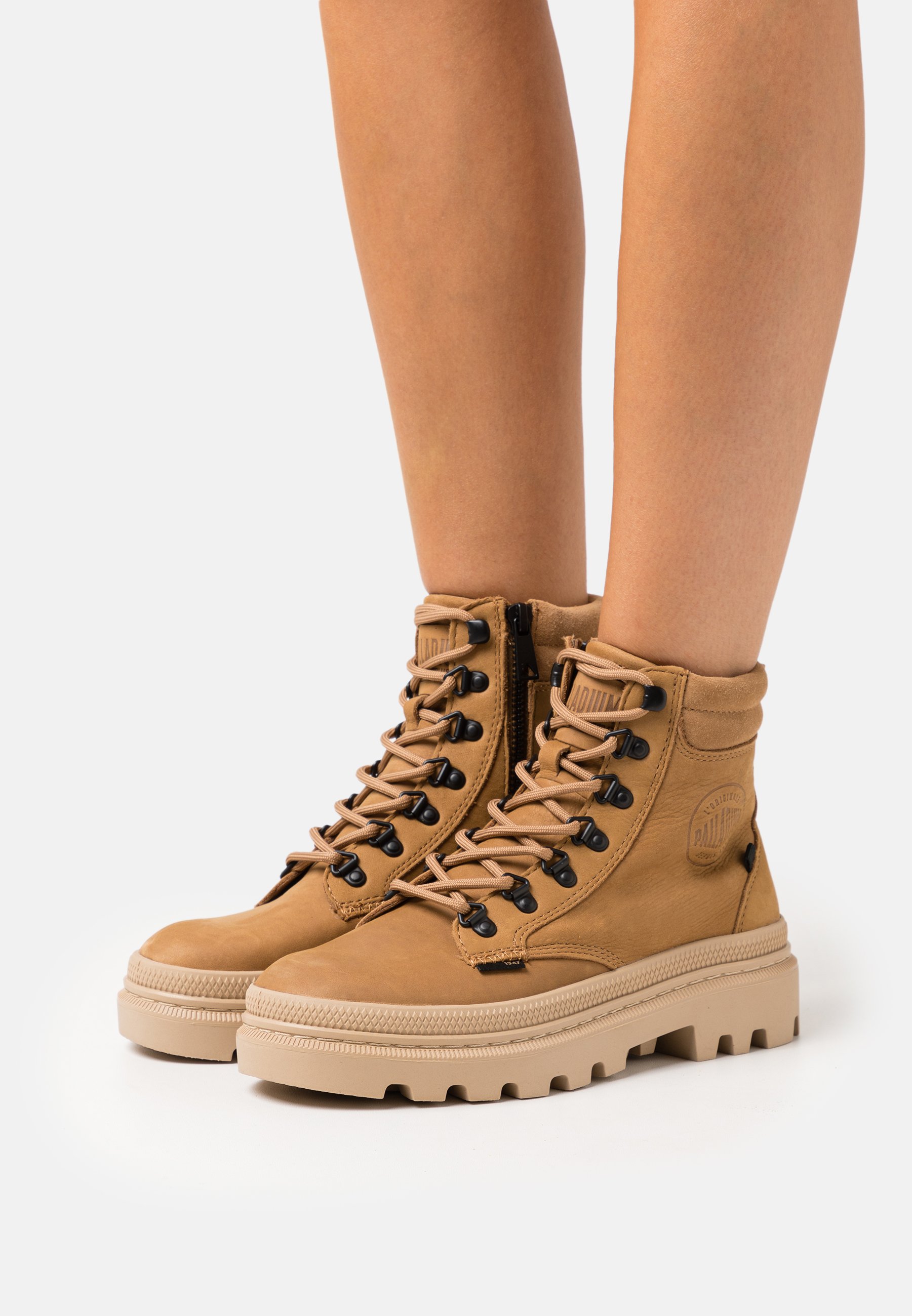 Palladium Mustard and Tan Boots Palladium Pampa Ox Heritage Supply Spicy Mustard Womens Size  main image 2
