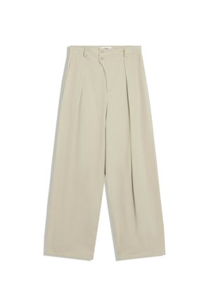 Bershka, CROSSOVER PLEATS - BAGGY TROUSERS - Pantalon classique - sand