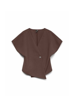 Vero Moda, TOP VMSONJA TOP - Blouse - chocolate martini
