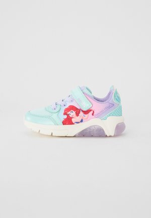 Geox, LIGHT UP DISNEY ARIEL MERMAID FADINLIGHT GIRL - Sneakers basse - watersea/lilac