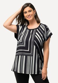 Ulla Popken Triko s potiskem - black