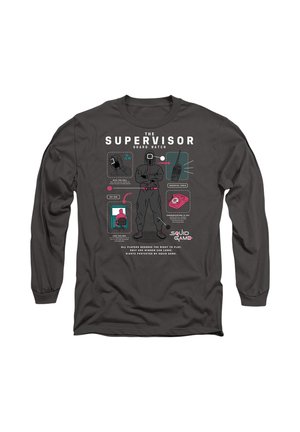 SQUID GAME THE SUPERVISOR - Long sleeved top - anthracite