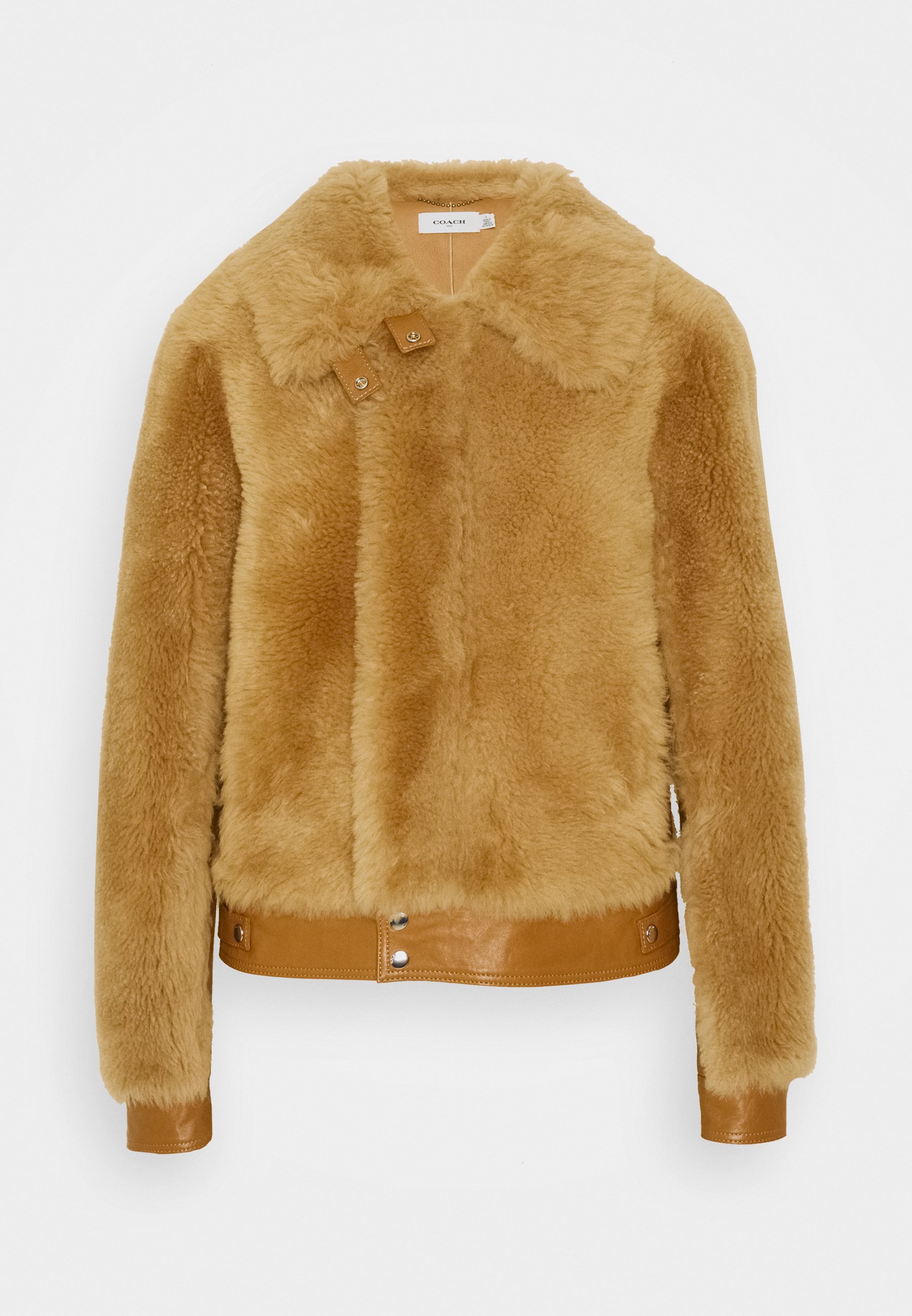 Coach SHEARLING JACKET Skinnjacka caramelljusbrun Jackor från Maze: Nu upp till −50% | Stylight