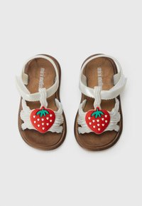 Mini Melissa Sandals - white/red