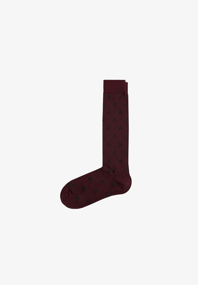 Scalpers SKULL - Chaussettes - burgundy