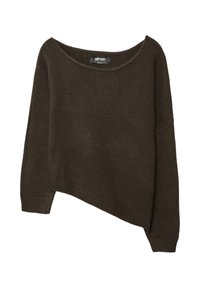 ASYMMETRIC - Svetr - dark brown