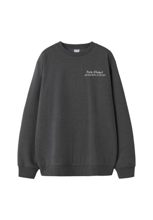 TWO SOON, Sweat Crew Neck Logo - Sweatshirt - asphalt