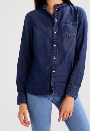 Skjortebluser - dark-blue denim