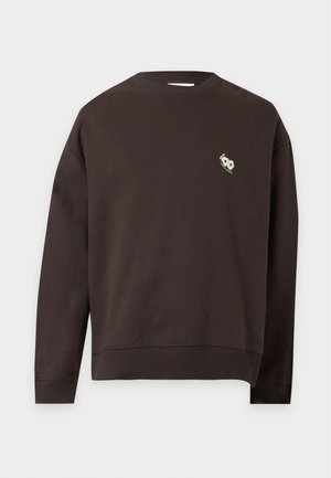 NN.07, DAVID CREW - Sweatshirt - deep truffle