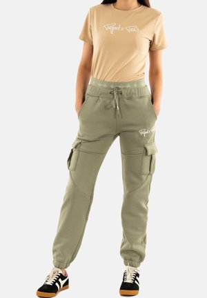 Pantaloni cargo - vert