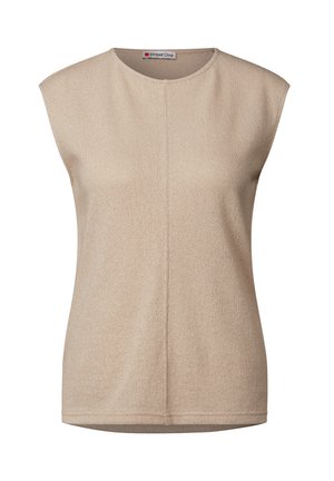 Street One, IM LOOK - T-shirt basic - beige