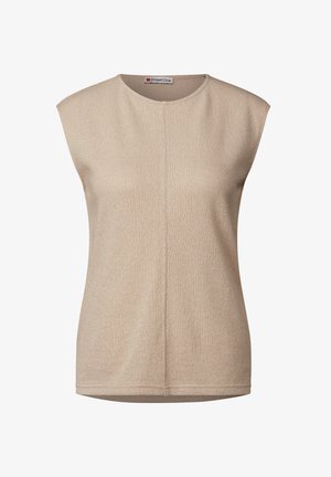 Street One, IM LOOK - T-shirt basic - beige