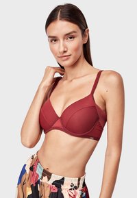 Gisela Sujetador con aros - light red