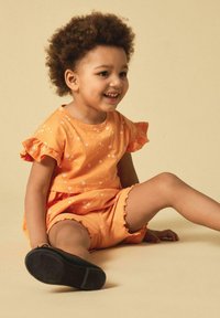 Name it 2ER PACK RUNDHALS - Jerseykleid - orange