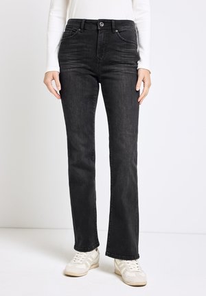 Bootcut-farkut - schwarz