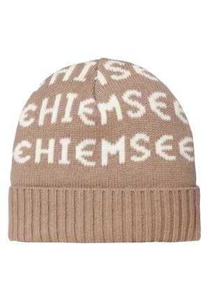 UNISEX MIT LOGO - Beanie - warm taupe