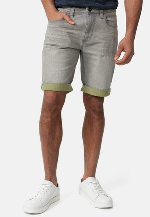 ZALENTO - Denim shorts - lt grey