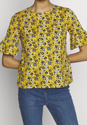 T-shirt con stampa - yellow