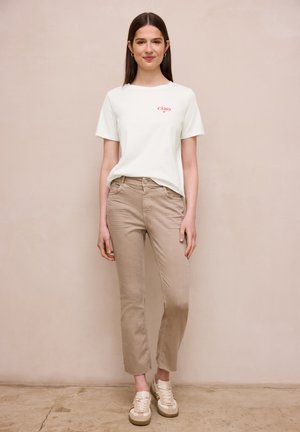 Street One Studio, BASIC T-SHIRT MIT DETAILPRINT - T-shirts print - off white