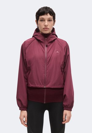 adidas by Stella McCartney, ADIDAS BY STELLA MCCARTNEY TRACK JACKET - Суитшърт с цип - maroon