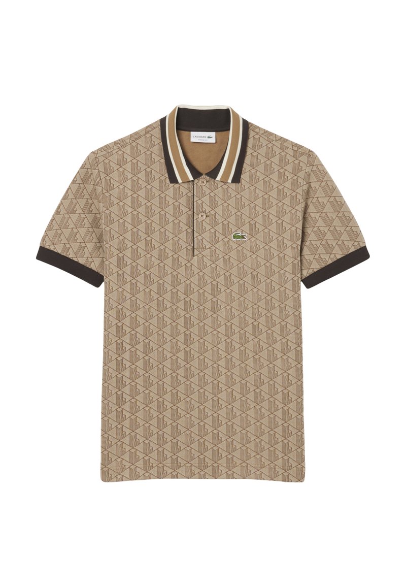 Lacoste DH1417_QIJ - Poloshirt - beige marron ir/beige - Zalando