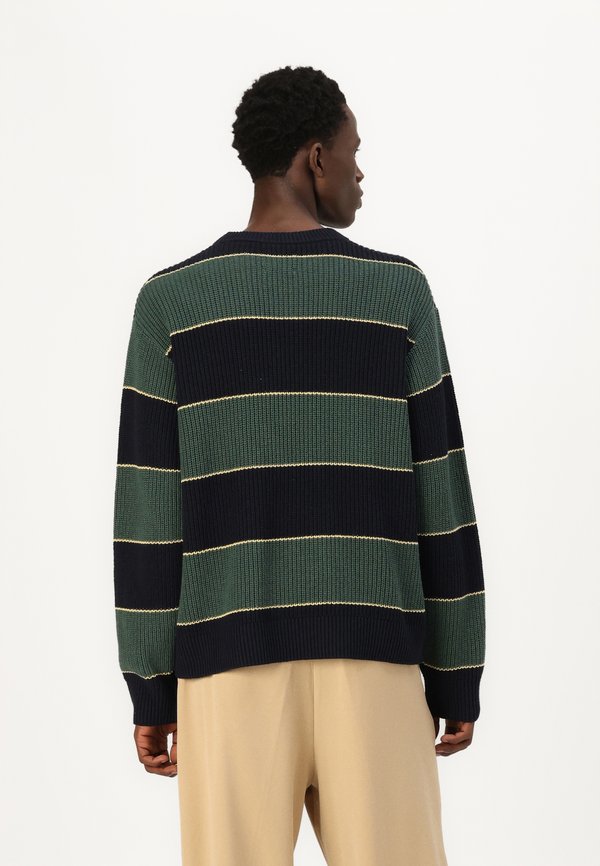 Oversized Striped Crew Sweater - Jumper3