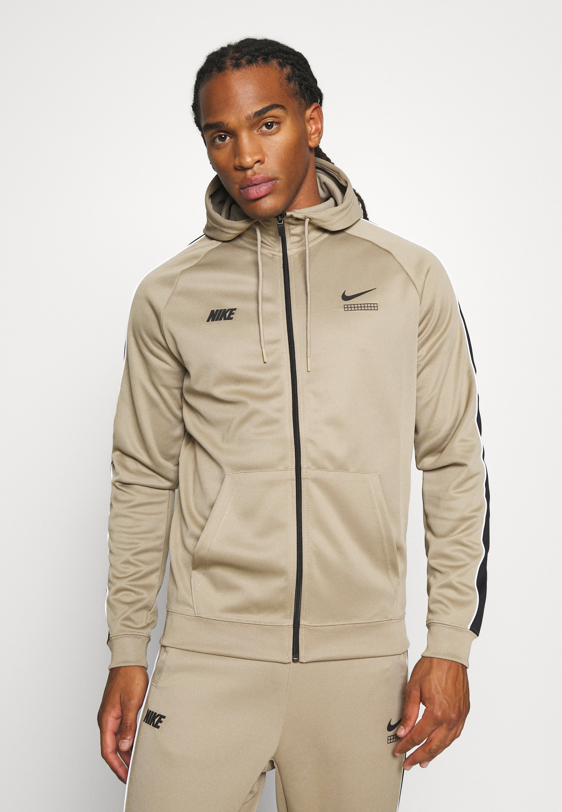 khaki nike coat