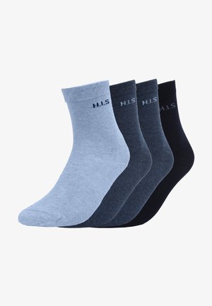 H.I.S 4 PACK - Socken - marine jeans