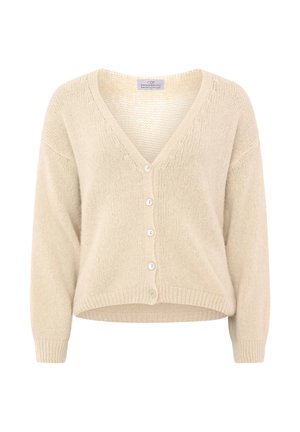 Zwillingsherz, STRICKJACKE "UNI" - Strickjacke - beige