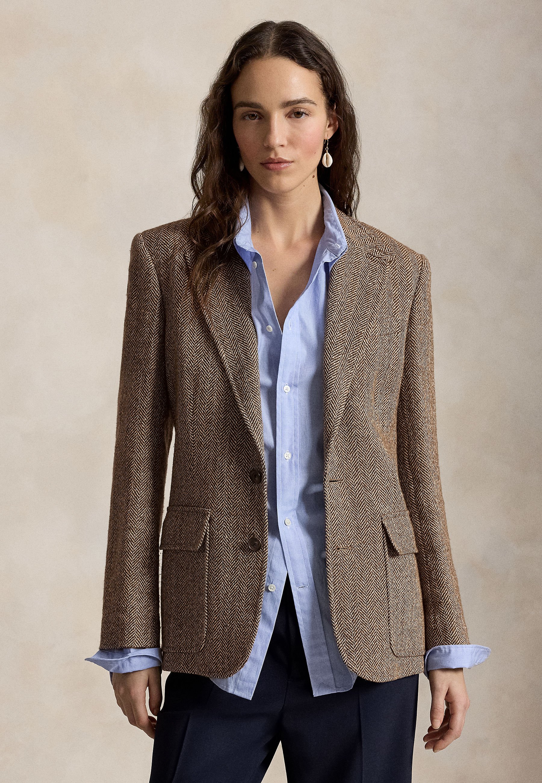 Polo Ralph Lauren SINGLE BREASTED HERRINGBONE BLAZER - Blazer 