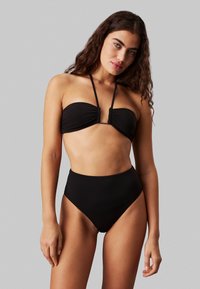 Calvin Klein Swimwear HIGH WAISTED - Bikinibroekje - pvh black
