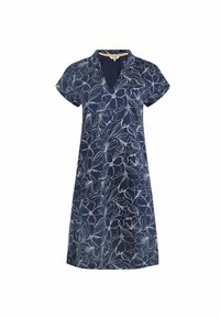 CRISTINA - T-shirt donna manica lunga in jersey di cotone - BLUE NAVY