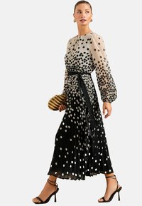 Love & Roses REGULAR FIT - MONO SPOT  MIDI  - Maksi suknelė - black white