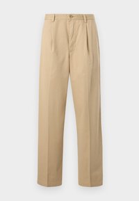 WOVEN STRAIGHT PANTS - Nohavice chinos - khaki