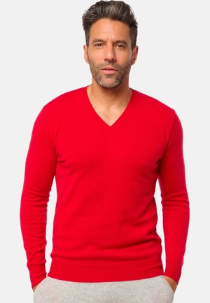 Strickpullover - deep red
