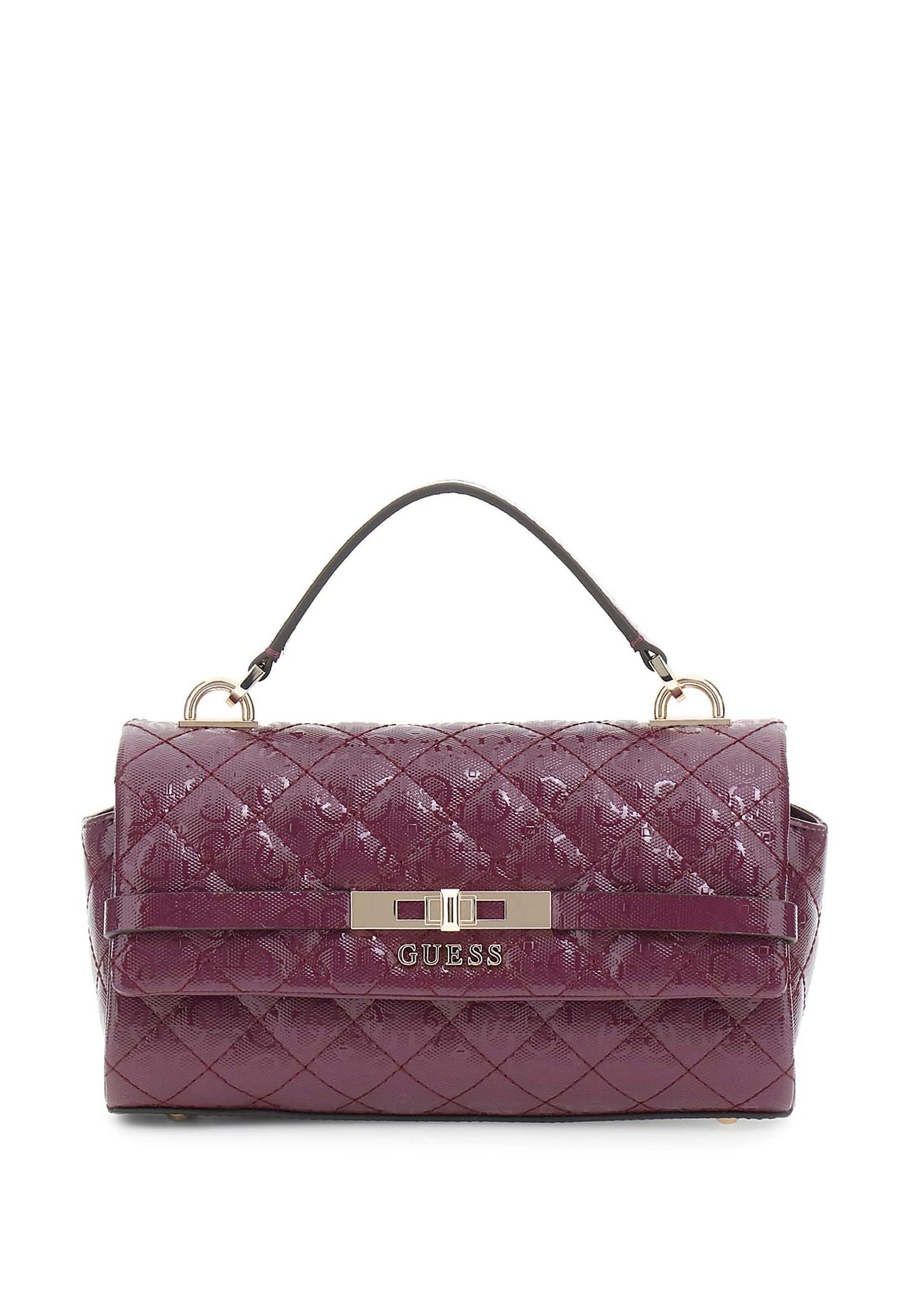 Guess MINI-HENKEL IDRA 4G-LOGO Handtasche weinrot/dunkelrot