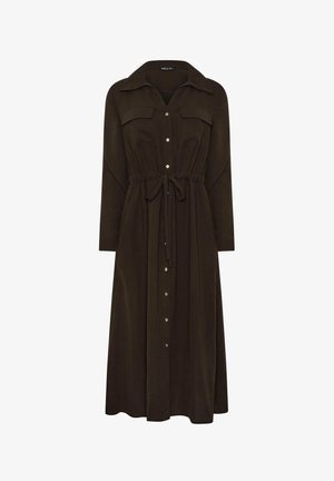 M&Co, WOMEN'S SHIRT DRESSES - Blousejurk - chocolate