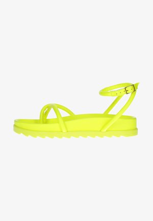 CHIARA FERRAGNI, Sandali con plateau - giallo