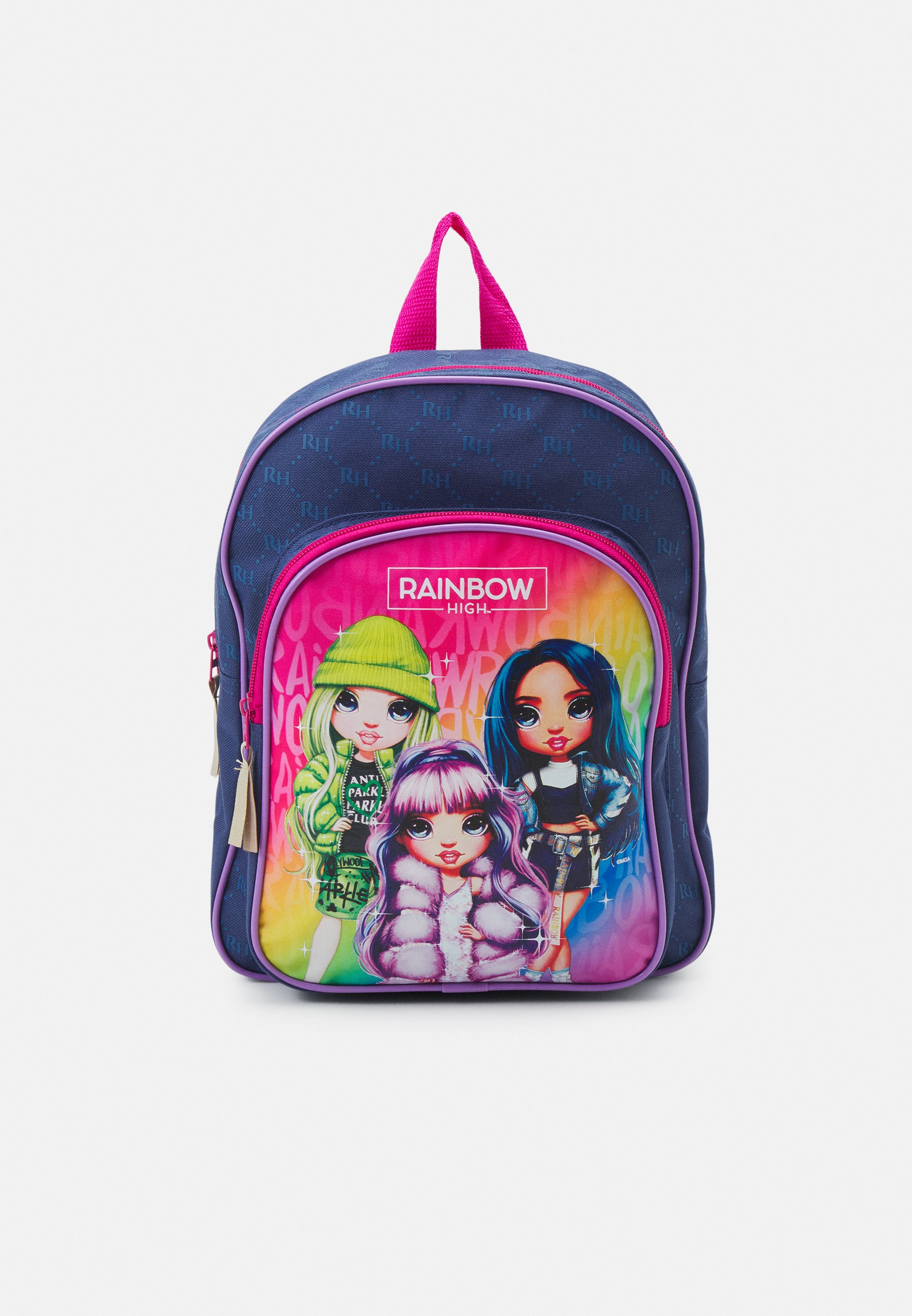 Kidzroom Kids Backpack With Crab Design - Pink, Adjustable Padded Straps, Durable For School Or Travel